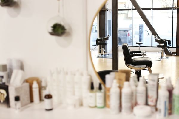 Les produits de soin utilisés au salon